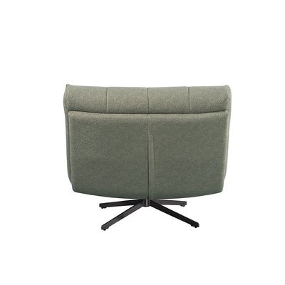 Dyna 1-Seater Fabric Swivel Chair - Green - With 5-Year Warranty